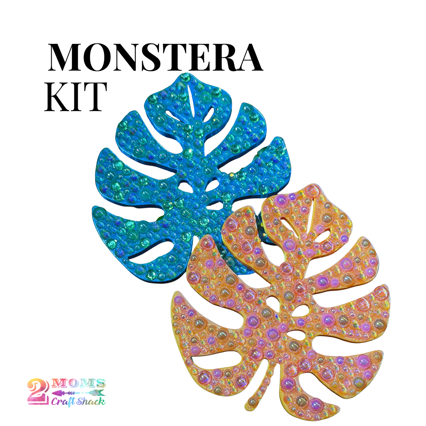 RHINESTONE KIT - MONSTERA LEAF