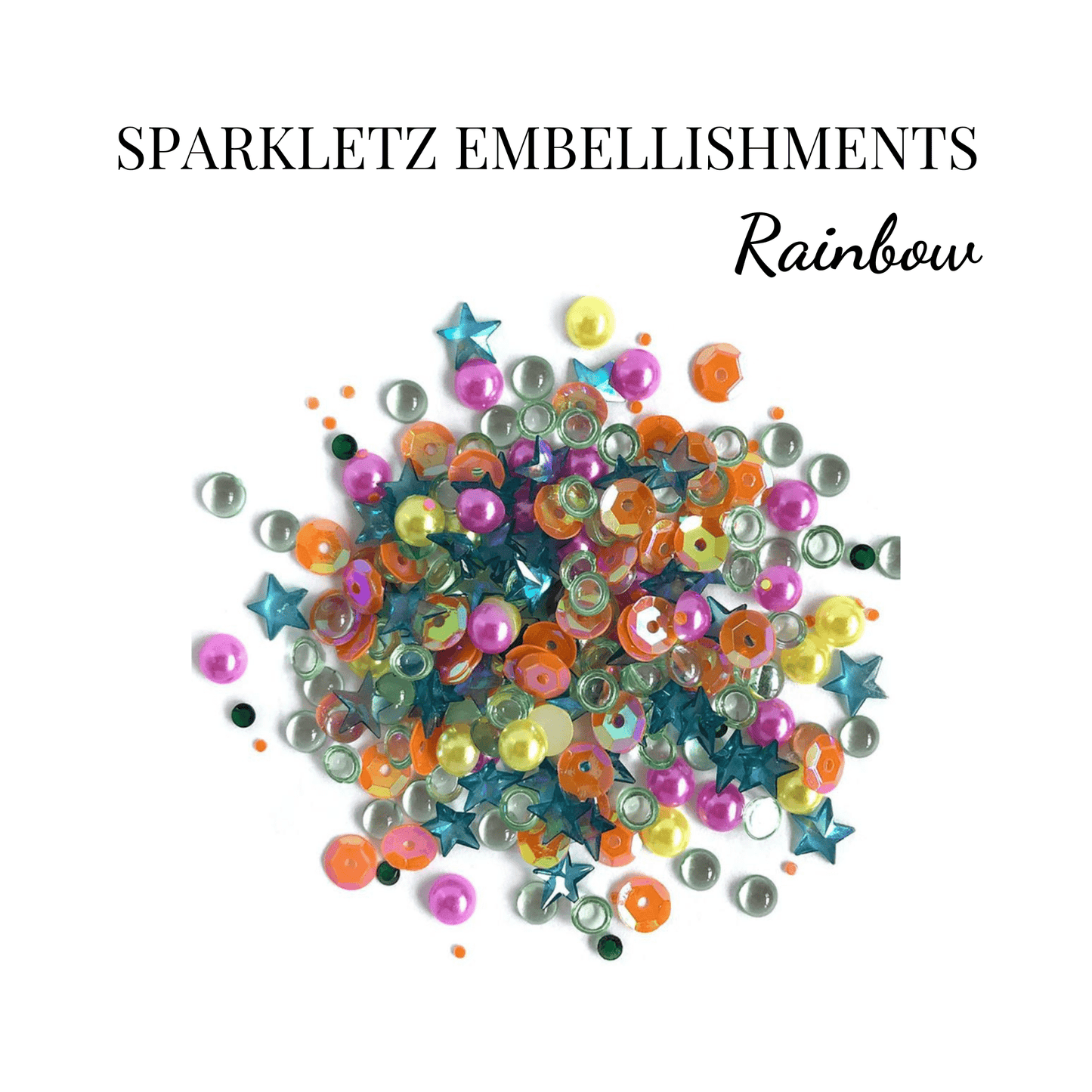 Sparkletz Embellishments - RAINBOW - CABOCHON