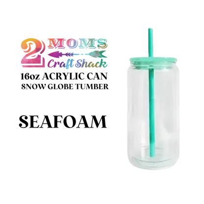 16oz ACRYLIC CAN SNOW GLOBE TUMBLER - BLANK