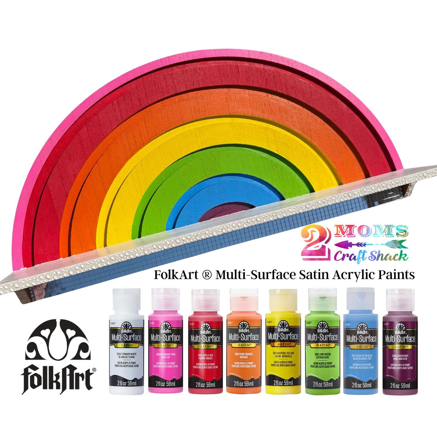 FolkArt ® Multi-Surface Satin Acrylic Paint - 2 oz