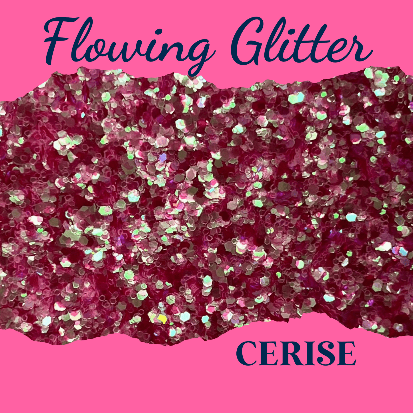 CERISE - Flowing Glitter - glitter