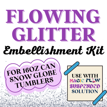 FLOWING GLITTER EMBELLISHMENT KITS - BUNDLE