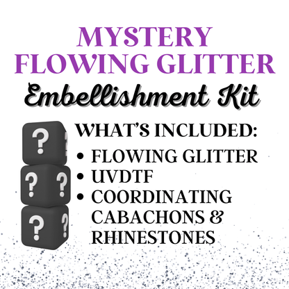 FLOWING GLITTER EMBELLISHMENT KITS - BUNDLE