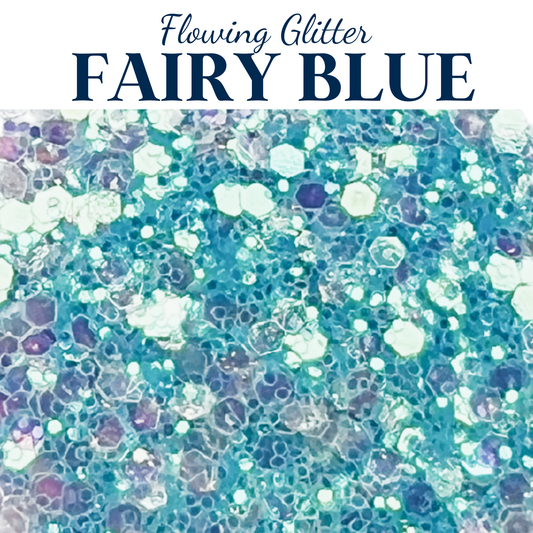 FAIRY BLUE - Flowing Glitter