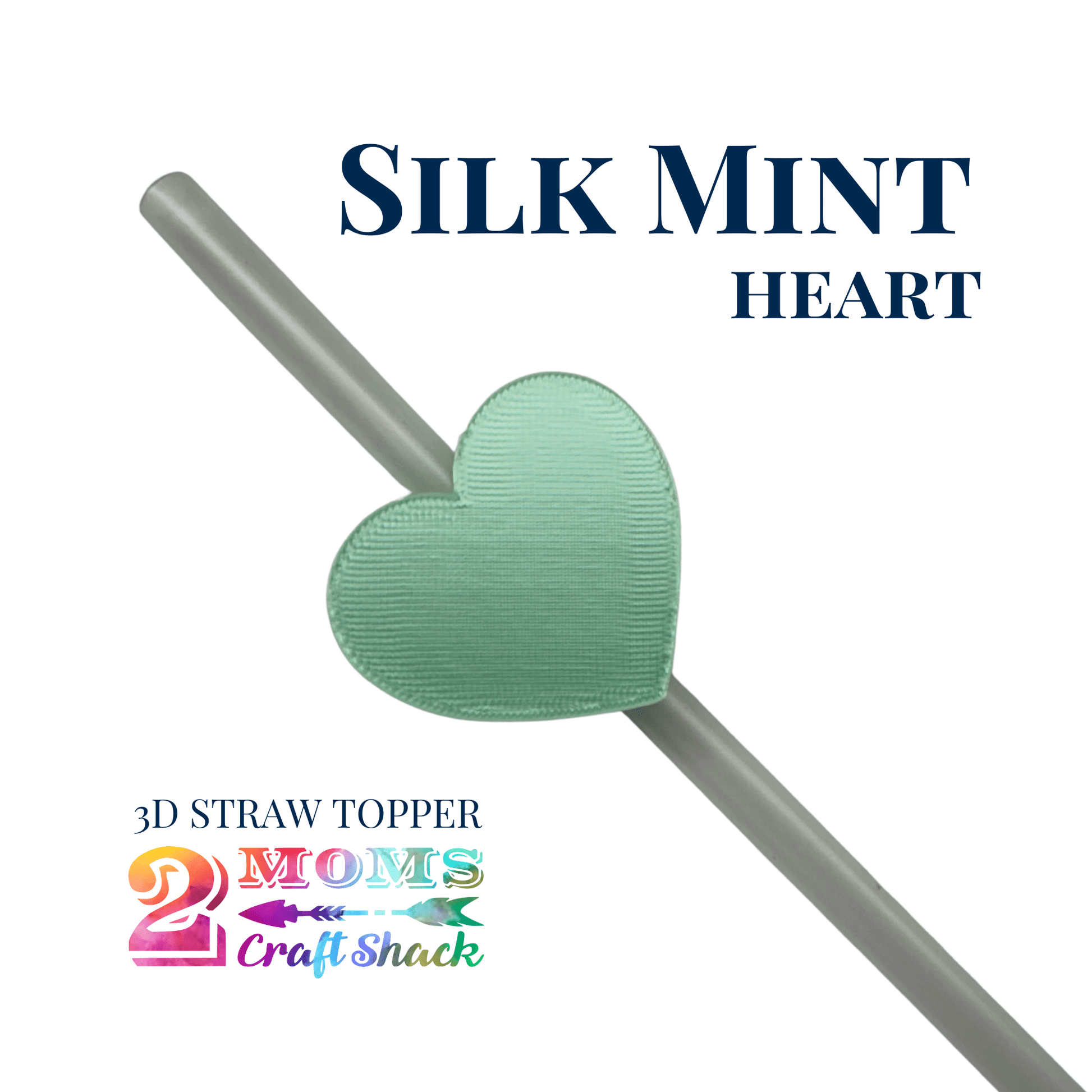 HEART - 3D STRAW TOPPER - NEW