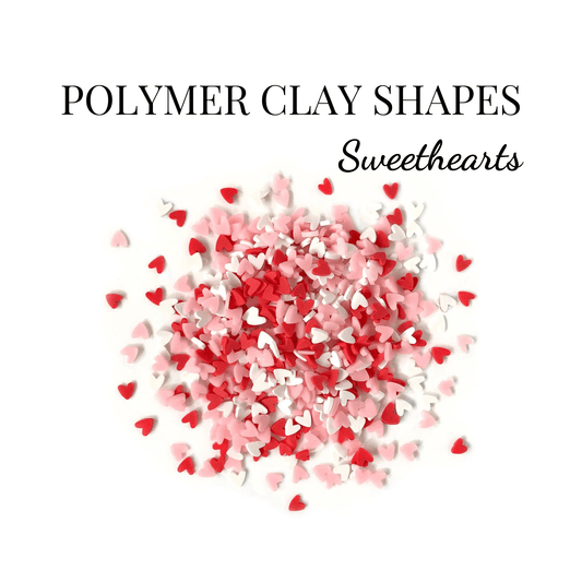 POLYMER CLAY SHAPES - SWEETHEARTS - CLAY