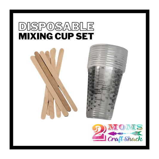 DISPOSABLE MIXING CUP SET - CRAFT SUPPLIES